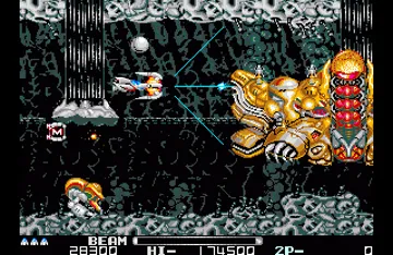 R-Type II screen shot game playing